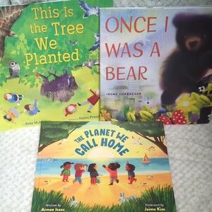 Colorful Children's Storybook Set About Nature, Wilderness, The Outdoors